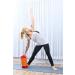 LEEWADEE Eco-Friendly Yoga Block & Floor Cushion - Orange | Meditation Seat for Workouts | 1 Kapok Filled | Sf02 - Buy Online on GoSupps.com
