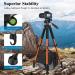 VICTIV 74 Camera Tripod - Lightweight Travel Stand for iPhone, Canon, Nikon - Aluminum DSLR/SLR Professional Tripod with Carry Bag - Buy Online on GoSupps.com