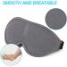 SeugSun 3D Contoured Sleep Mask - Ultra Soft Gray Eye Mask for Women and Men - Buy Online on GoSupps.com
