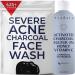 Ayadara Cystic, Hormonal, & Severe Acne Charcoal Face Wash | Prevents Future Breakouts, Inflamed Pores, & Dark Spots | Deep Cleansing Sulfur Acne Facial Cleanser for Oily & Sensitive Skin | 425+ Uses 8 Fl Oz (Pack of 1)