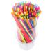 300 Cocktail Bar Straws for Drinks - Coffee Stirrers Plastic - Drink Stirrers - Short Coffee Stir Straws - Neon Mini Bar Cocktail Straws