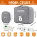 Shop Wugu 2stk Portable Medication Bag - Moisture-Resistant Travel Pharmacy Bag with Tablet Boxes for School Camping & Hiking - Buy Online on GoSupps.com
