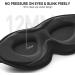onaEz Sleep Mask 2023 - Total Darkness 3D Eye Mask with 12mm Eye Sockets - Breathable Milk Ice Silk - for Travel, Napping, Yoga - Black - Buy Online on GoSupps.com