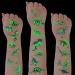 10 Sheets Dinosaur Temporary Tattoos Luminous Dinosaur Temporary Tattoos Sticker Cartoon Jungle Tattoo Waterproof Dinosaur Temporary Tattoos for Boys and Girls Party Supplies Favors (Glow Pattern) Glow Style