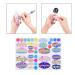 4-Pack Refillable Glass Roll-On Deodorant Bottles (1.7 Oz) with Stickers - Twist Cap for Homemade Natural Deodorant - Sunscreen, Moisturizer - Empty - Buy Online on GoSupps.com