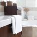 Zollner 6 Set Hotel Quality White Bath Towels - Soft & Strong 50x100 cm Washable up to 95 C with Practical Hanger - Buy Online on GoSupps.com