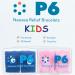 P6 Motion Sickness Bands for Kids Childrens Wristbands for Anti Nausea Sea Cruise Travel Car Sickness All-Natural Non Drowsy Relief Acupressure Treatment (2 Pack, Pink - Royal Blue) 2 Pair (Pack of 1) Pink - Royal Blue