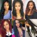 14 Inch Boho Box Braids - Pre-Looped Synthetic Crochet Hair Extensions for Black Women - 8 Packs with Curly Ends - Buy Online on GoSupps.com