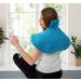 Cure Choice Electric Heating Pad for Neck and Shoulder Pain Relief - Soft Micromink Neck Wrap with 4 Heat Settings, Auto Shut Off - Machine Washable (Blue) - Buy Online on GoSupps.com