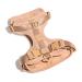 Wild One Dog Harness, No-Pull Pet Harness with 3 Leash Clips, Adjustable Soft Padded Dog Vest, Comfortable, Stretchy Tan Medium