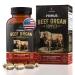 Grass Fed Beef Organ Supplement for Men & Women - PRIMUS Grassfed Beef Liver Capsules with Heart Ancestral Blend 5 Organ Meat Supplements & BioPerine for Absorption Vitality Energy 180 Pills