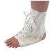 Canvas Ankle Brace with Laces Beige Large