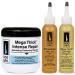 Doo Gro Mega Thick Intense Repair 16oz with Stimulating Growth Oil 4.5 fl.oz & Mega Thick Growth Oil 4.5 fl.oz