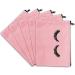 PHOGARY 6PCS Canvas Makeup Pouch Set - Travel Toiletry Case with Zippered Pocket for Women and Girls - Eyelash Pattern in Pink - Buy Online on GoSupps.com