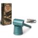 Anymale Plastic-Free Razor Plane Azure Edition - Eco-Friendly Wet Razor Set for Men & Women with Stand & 5 Astra Blades - Emerald Green - Buy Online on GoSupps.com