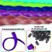 16 Pcs Colored Clip in Hair Extensions 22 Inch Colorful Highlights Hairpieces Straight & Long Heat-Resistant Synthetic Hair Accessories for Kid Girls Women Party Hair Decor (Purple) - Buy Online on GoSupps.com