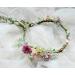 Boho Vine Flower Crown Headpiece - Rosy Floral Halo by LLinfflr - Buy Online on GoSupps.com