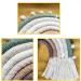 Rainbow Macrame Wall Hanging for Nursery Decor - Handmade Cotton Tassel for Kids Room (Beige) - Buy Online on GoSupps.com
