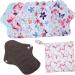 GLEAVI 7pcs Women's Reusable Cloth Panty Liners with Storage Bag - Washable Menstrual Pads for Women - Buy Online on GoSupps.com