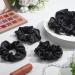80-Piece Black Silk Hair Scrunchies Set for Women - Elastic Satin Hair Ties & Ponytail Holders - Vintage Hair Accessories for Girls - Buy Online on GoSupps.com