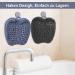 BESKAR Shower Foot Scrubber Mat - Non-Slip Suction Cups Foot Spa Brush for Cleaning & Peeling Reflex Zone Massage Mat Navy Blue - Relax Your Feet! - Buy Online on GoSupps.com