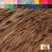 Shaggy Faux Fur Fabric by FabricLA - 18x60 Inches - Light Brown Craft Furry Fabric for Sewing Apparel, Rugs, Pillows, and More - Buy Online on GoSupps.com