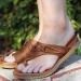 Evzosrz Women's Orthopedic Ring Toe Sandals - Brown, Size 9 | Casual Summer Beach Retro Orthotic Slides - Buy Online on GoSupps.com