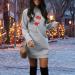 Women's Christmas Hoodie Sweatshirt Cartoon Hooded Dress for Holiday Parties | Autumn Winter Fashion - Buy Online on GoSupps.com
