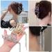 BSRESIN Snake Hair Clip for Women - Gold & Silver Metal Claw Clip with Rhinestone Diamond Accents - Hair Accessories (2 PCS) - Buy Online on GoSupps.com