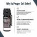 SABRE Crossfire Pepper Gel  Deploys At Any Angle  Maximizes Target Acquisition Against Multiple Threats  Belt Clip For Easy Carry  Flip Top Safety  Maximum Police Strength OC Spray  18 Bursts - Buy Online on GoSupps.com