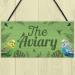 Red Ocean Aviary Bird Sign - Bird Cage Accessories Garden Plaque for Nan Grandad - Bird Lover Gift - Buy Online on GoSupps.com