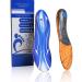 Orthotics Insoles/Inserts/Pads with Arch Supports for Flat Feet Plantar Fasciitis Feet Pain Pronation Heel Pain for Men and Women Shoes Blue (US Men 8 1/2-Women 10 1/2 (10.83in)(275MM))