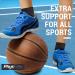 PhysFlex Compression Socks for Plantar Fasciitis & Achilles Tendonitis Relief - Ankle Compression Sleeve for Heel Spurs, Foot Swelling, Fatigue & Sprain - Arch Support Brace for Work, Gym & Sports - Medium Black - Buy Online on GoSupps.com