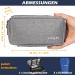 Ovakia Frio Cooling Bag for Insulin Pen | Small Travel Diabetic Organizer | Cool Box for Medications | 2 Freelancus (Gray) | International Shipping - Buy Online on GoSupps.com