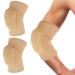 Sibba Compression Elbow Pads - Breathable Arm Brace Support for Kids Men & Women | Fitness Volleyball & Basketball Protector (Nude - Buy Online on GoSupps.com