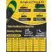 Premium Work Boot Insoles for All-Day Shock Absorption & Comfort | Anti-Fatigue Arch Support Inserts for Men & Women - Relieve Foot Pain (Size L 290mm Green - Buy Online on GoSupps.com