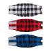Cuteebone male washable dog diapers belly bands 3 pieces reusable dog belly band for male high-suction dog wraps with flexible Velcro fastener Classic Plaid 3PCS L (43-53.5cm)