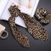 Leopard Print Hair Scarf Scrunchies: Big Bow Headband for Women - Animal Print Twisted Turban Ponytail Holder - Buy Online on GoSupps.com