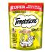 TEMPTATIONS Mix-Ups Cat Treats Chicken Cheddar and Catnip Flavour 350g (Pack of 1)