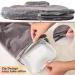 Buy Large 3L Plush Hot Water Bottle with Fluffy Cover | XXL Cozy Heat Bottle & Hand Warmer | Ideal for Men & Women - Buy Online on GoSupps.com