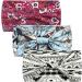 scicent Head Scarf 3 Pieces Boho Print Headbands African Wide Hair Bands Elastic Head Scarf for Women and Girls Flower Crown Headband - 4027 - Buy Online on GoSupps.com