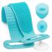 Silicone Back Scrubber for Shower, Back Scrubber for Shower, Back Scrubber, Silicone Body Brush, Back Washer for Shower, Silicone Bath Body Brush, Back Scrubber for Shower for Men & Women Exfoliating 4 Piece Set