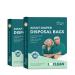 Sirona Premium Adult Diaper Disposal Bags - Pack of 60 | Nature Friendly Odor Sealing Bags for Discreet Disposal of Adult Diapers, Baby Diapers and Feminine Hygiene Products | Travel Friendly Bags 30 Count (Pack of 2)