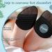 10 Pairs Women's Toe Topper Socks with Padding - Non-Skid Bottom & Metatarsal Cushions - Nude & Black - Buy Online on GoSupps.com