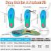 24-Hour Energy Shock Absorption Insoles - Comfort for Running Walking & Hiking | 2 Pairs for Men & Women | Breathable & High Elastic for All-Day Relief - Buy Online on GoSupps.com
