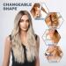 Esmee Long Wavy Ombre Brown to Blonde Synthetic Wig - Heat Resistant for Daily Party Cosplay - Women's Natural Hair - Buy Online on GoSupps.com