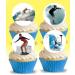 24 x Pre-Cut Surfing 4 Edible Stand up Wafer/Rice Paper Cupcake Cake Toppers Birthday Party Beach Holiday Surfboard Ocean Water Sport Decorations (Surfing 4) - Buy Online on GoSupps.com