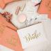 Stylish Bride Present JGA Party Accessories - 24-Piece Bridal Headband & Makeup Bag Set for Weddings & Engagements - Buy Online on GoSupps.com