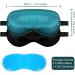 2-Pack Sleeping Masks with Removable Cooling Eye Mask - Soft Comfort Eye Shade Cover for Sleeping, Gifts, Shift Work - Black - Buy Online on GoSupps.com