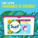 Surf 3-in-1 Washing Detergent Capsules Coconut Bliss Long Lasting Fragrance and Made with Natural Essential Oil Laundry Detergent XL Pack 45 Washes (Pack of 2) - Buy Online on GoSupps.com